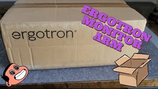 Ergotron HX Heavy Desk Mount UnboxingSetup🖥🔧 [upl. by Einnov]