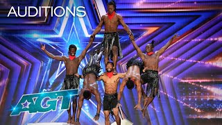 WOW Amoukanama Takes Acrobatics to New Heights  AGT 2022 [upl. by Sola]