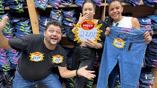 😱CALÇA JEANS POR 27 REAIS  MAIS BARATO QUE JÁ VI😱😱😱😱 [upl. by Anipsed361]