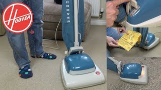 Vintage Hoover Senior 6525C Upright Vacuum Cleaner Unboxing amp Demonstration [upl. by Lorrayne327]