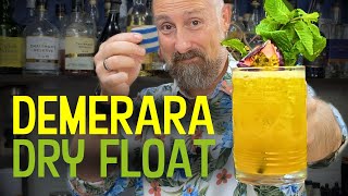 The DEMERARA DRY FLOAT  The BEST Tiki Cocktail youve never Tried [upl. by Anaiq755]