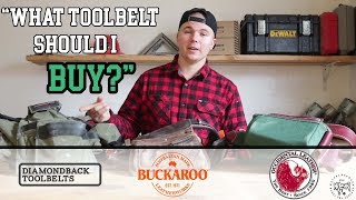 What Tool Belt Should You Buy  Pros and Cons Occidental Buckaroo amp Diamondback [upl. by Sirraf]