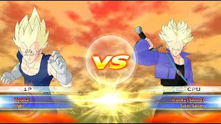 Majin Vegeta vs Trunks SSJ Raging Blast [upl. by Linus]