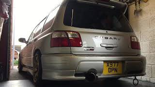 Subaru Forester STI SF5 STB JDM EJ205 Exhaust sound check [upl. by Puduns]