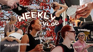 WEEKLY VLOG  brwi permanentne bruksizm lęk przed lekarzami [upl. by Einad]