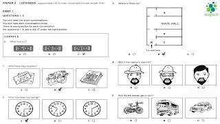 KET 1 Test 1 Listening Part 1 with answer [upl. by Leiruh398]