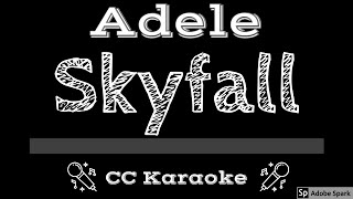 Adele • SkyFall CC Karaoke Instrumental Lyrics [upl. by Towill999]