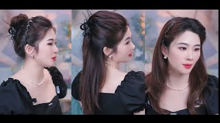 Self Hairstyles for Girls  Hairstyle for Own Hair I Easy Hairstyles  Self Hairstyle Tutorial [upl. by Noek]