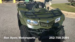 2018 Suzuki KingQuad 400FSi [upl. by Aeduj]