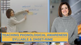 Levels of Phonological Awareness  Syllable amp OnsetRime Levels  Science of Reading [upl. by Adnarym]