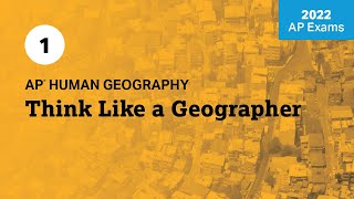 2022 Live Review 1  AP Human Geography  Think Like a Geographer [upl. by Ayamat]