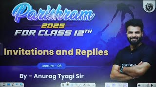 Writing Skills  Invitations and Replies class 12 CBSE board 🔥1million subscribers [upl. by Llemert59]