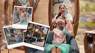 Magic Kingdom Bibbidibobbidi Boutique Experience 2024 — we brought our own dress  Mayas World [upl. by Zil]