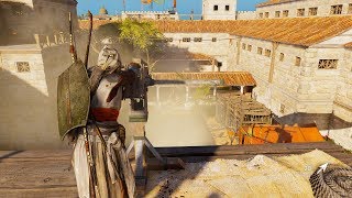 Assassins Creed Origins Stealth Kill  Gennadios the Phylakitai [upl. by Trahern]