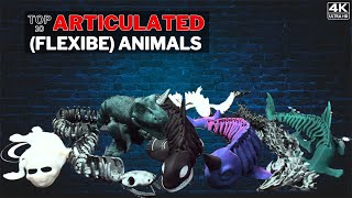 Amazing🔥TOP 10 ARTICULATED 3D Print Animals  with Timelapse [upl. by Bushey]