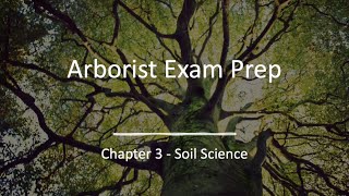 Arborist Exam Prep Chapter 3  Soil Science [upl. by Anirahtak]