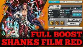 SHANKS FILM RED FULL BOOST GAMEPLAY [upl. by Suiluj]