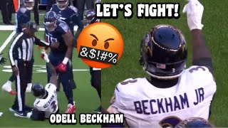 Odell Beckham Jr HEATED MOMENT amp GETS THROWN 🤬 Ravens vs Titans 2023 highlights [upl. by Bette937]