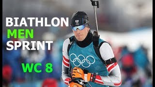 BIATHLON MEN SPRINT 15032018 World Cup 8 Holmenkollen Norway [upl. by Puna492]