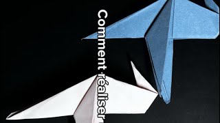 Comment réaliser un colibri en Origami 😱 [upl. by Lem]