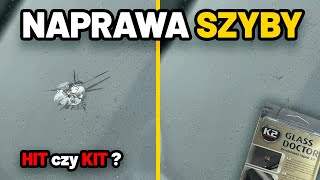 Jak Usunąć ODPRYSK na SZYBIE   HIT czy KIT  Zestaw z K2 Glass Doctor [upl. by Ruvolo795]