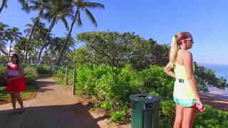 Wailea Beach Path 2 Maui Hawaii DJI Osmo [upl. by Ennaylil]