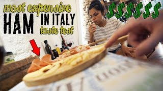 Eating Keto in Rome Italy   Most Expensive Ham in Italy [upl. by Isiah]