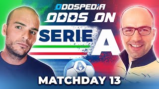 Odds On Serie A Predictions 202324 Matchday 13  Best Football Betting Tips amp Picks [upl. by Fayette]