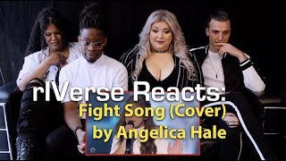 rIVerse Reacts Fight Song Cover by Angelica Hale  AGT Golden Buzzer Performance Reaction [upl. by Haraf980]