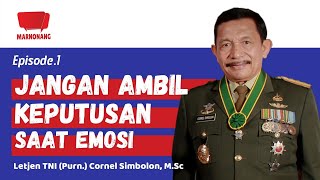 MARNONANG  LETJEN TNI Purn CORNEL SIMBOLON MSc  PERJALAN KARIR MILITER  EPS 1 [upl. by Ydrah]