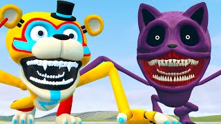 NEW FREDDY FAZBEAR TAPES VS CATNAP TAPES in Garrys Mod [upl. by Mallen]