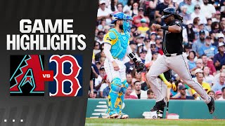 Dbacks vs Red Sox Game Highlights 82424  MLB Highlights [upl. by Mazel]