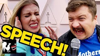 Oscar Speech Ambush  RT Life [upl. by Melitta]