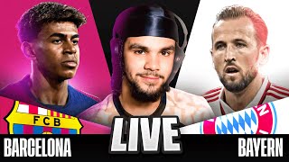 🔴FC Barcelona 41 FC Bayern • Champions League LIVE WATCH ALONG [upl. by Namwob]