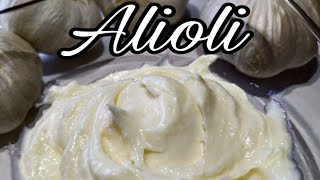 Alioli in one minute Spanish recipes with Sofia [upl. by Eidualc]