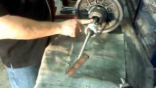 How to make a skidoo xp secondary clutch spring compressor part 2wmv [upl. by Leibarg892]