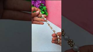 Diy bracelet ✨❤ trending diy bracelet ektascreativity craft [upl. by Klute962]