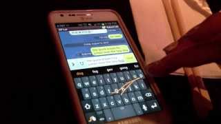 How to type all 26 English letters on a Samsung phone [upl. by Limhaj]