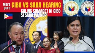 Sara DDS vs GiBO DND Budget hearing may nag tiya Pusit Sara May Dapat na Maging president Gibo [upl. by Aicilaf644]