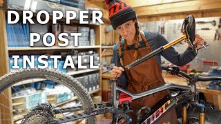 How to install a dropper post  Syd Fixes Bikes [upl. by Sternberg405]