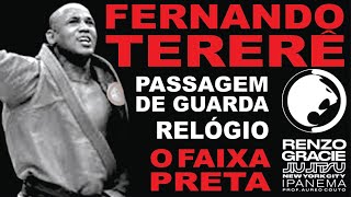 FERNANDO TERERÊ Passagem de Guarda amp Relógio O FAIXA PRETA jiujitsu bjj brazilianjiujitsu [upl. by Kabob]