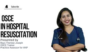 OSCE  In Hospital Resuscitation IHR Basic Life Support  BLS 6minutes [upl. by Inesita]