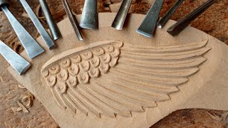 Wood carving MDF for biginars how to wood carving [upl. by Favrot461]