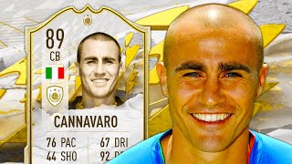 WORLD CUP WINNER ⭐ 89 MID CANNAVARO PLAYER REVIEW  FIFA 22 ULTIMATE TEAM [upl. by Corrina]