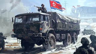 North Korean military convoys attacking from the hills were ambushed by Ukrainians  Arma 3 [upl. by Haughay]