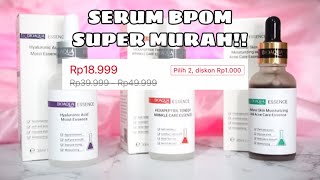 Unboxing Serum BPOM Super Murah  BioAqua Essence [upl. by Aniras]