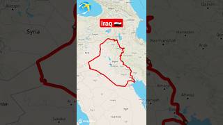 iraq 🇮🇶 viral ytshorts upsc ssc travel mapping [upl. by Erinna]