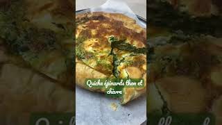 Nouvelle recette  La quiche épinards thon et chèvre 💯 [upl. by Tonry879]