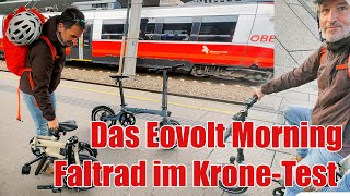 Das Eovolt Morning Faltrad im Test [upl. by Aratehs]