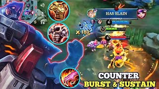 HYLOS HYPER JUNGLE NEW BUILD TO COUNTER BURST AND SUSTAINED ENEMY HERO  HYLOS BEST BUILD 2024 [upl. by Bail724]